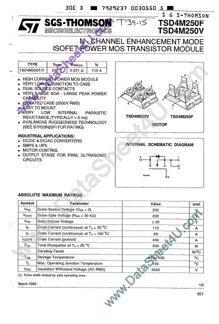 TSD4M250V ST Microelectronics