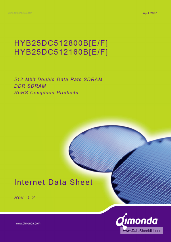 HYB25DC512160BE Qimonda