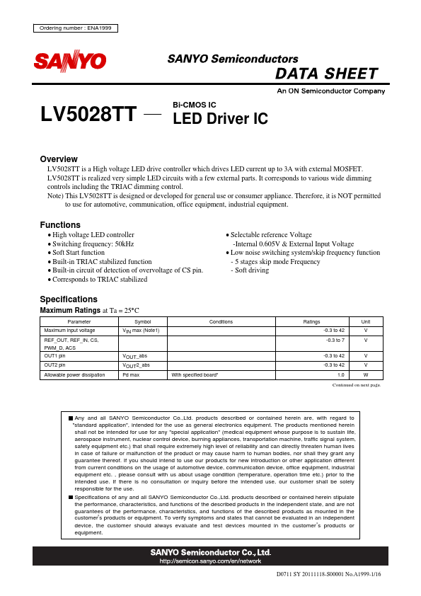 LV5028TT