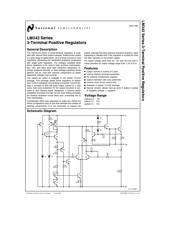 LM342 National Semiconductor