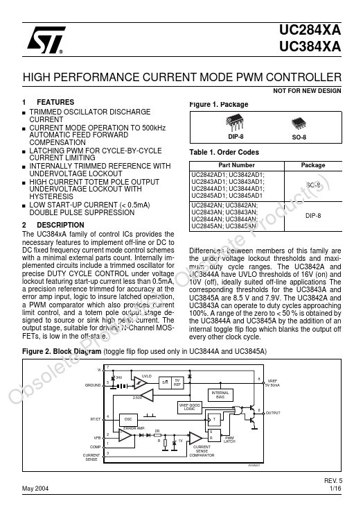 UC3843A ST Microelectronics