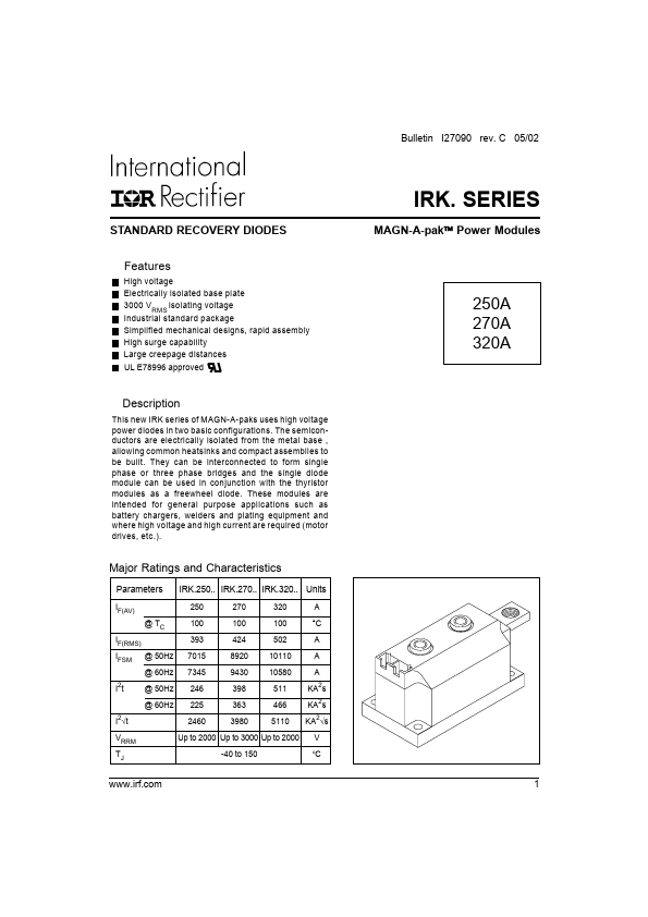 IRK250 International Rectifier