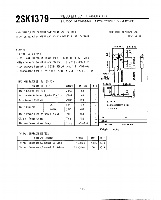 2SK1379 ETC