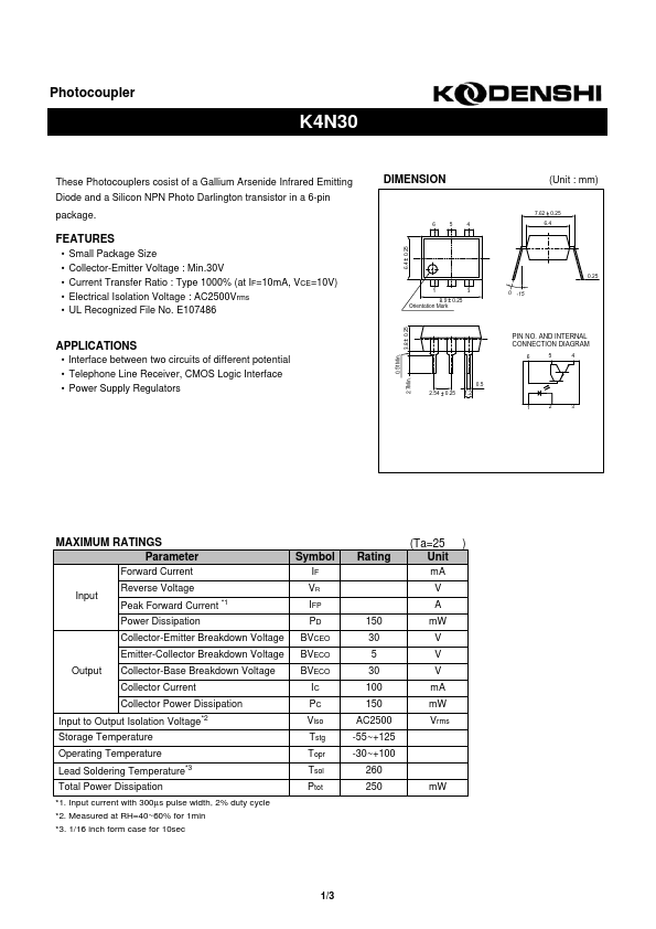 K4N30 KODENSHI KOREA CORP