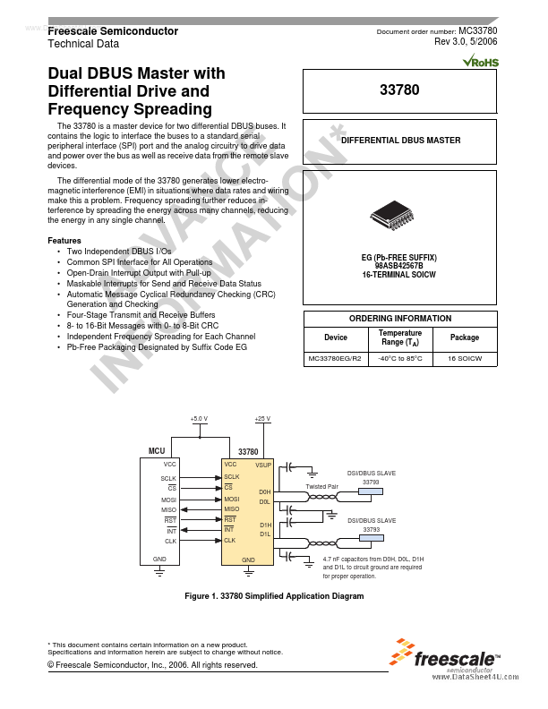 <?=MC33780?> डेटा पत्रक पीडीएफ