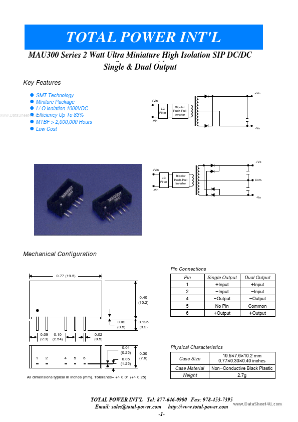 MAU302 Total Power International