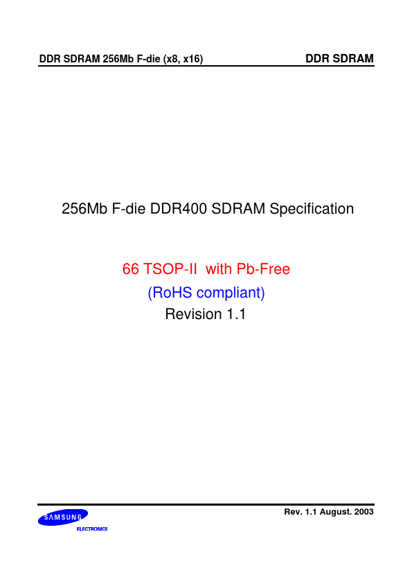 K4H561638F-UCC4 Samsung semiconductor