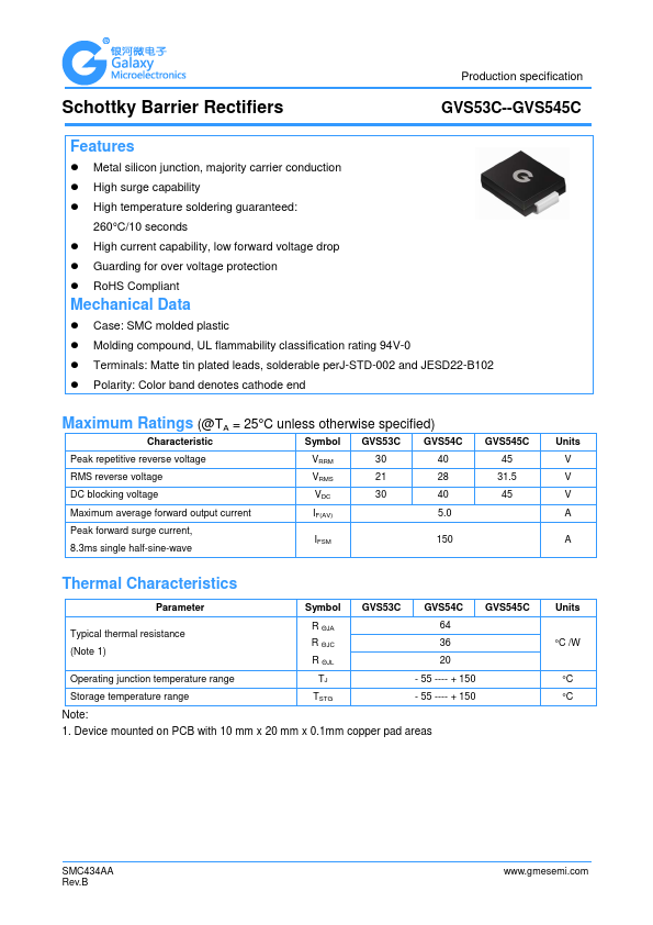 <?=GVS545C?> डेटा पत्रक पीडीएफ