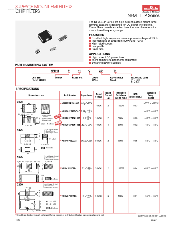 NFM41P11C204 Murata Electronics