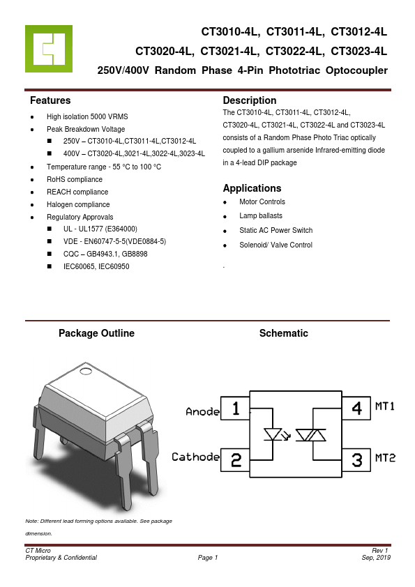 CT3012-4L CT Micro