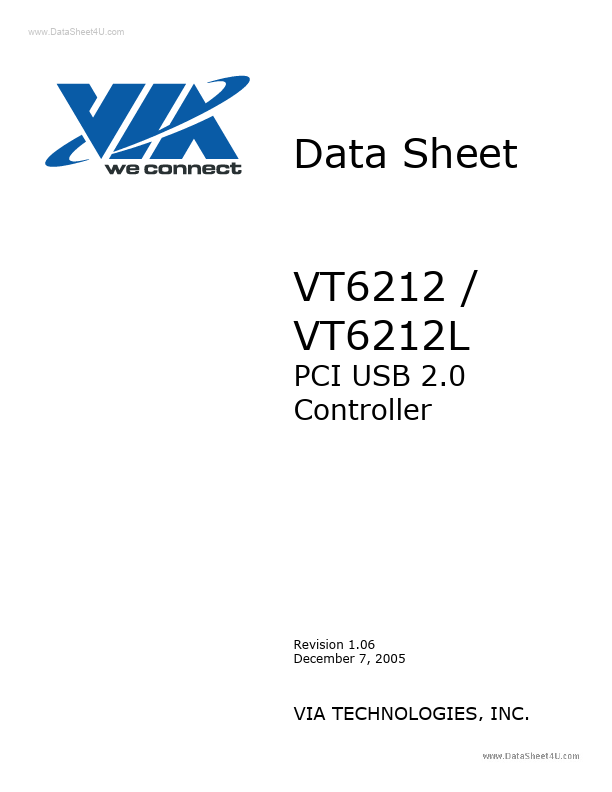 <?=VT6212L?> डेटा पत्रक पीडीएफ