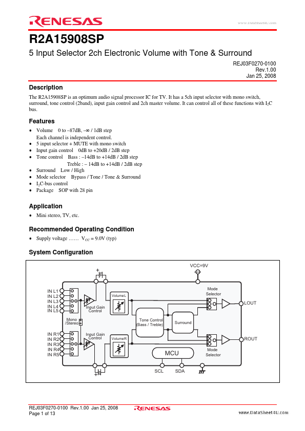 R2S15900SP_06 Datasheet(PDF) - Renesas Technology Corp