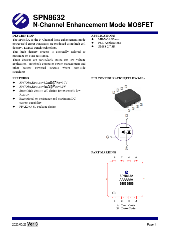 SPN8632 SYNC POWER