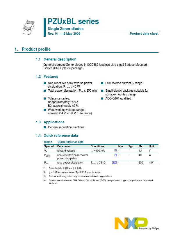 PZU14B2L NXP