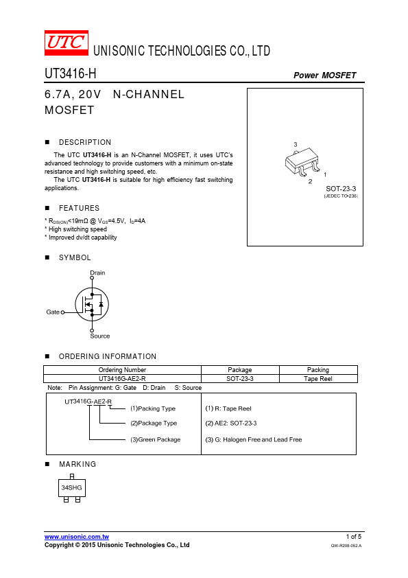 UT3416-H