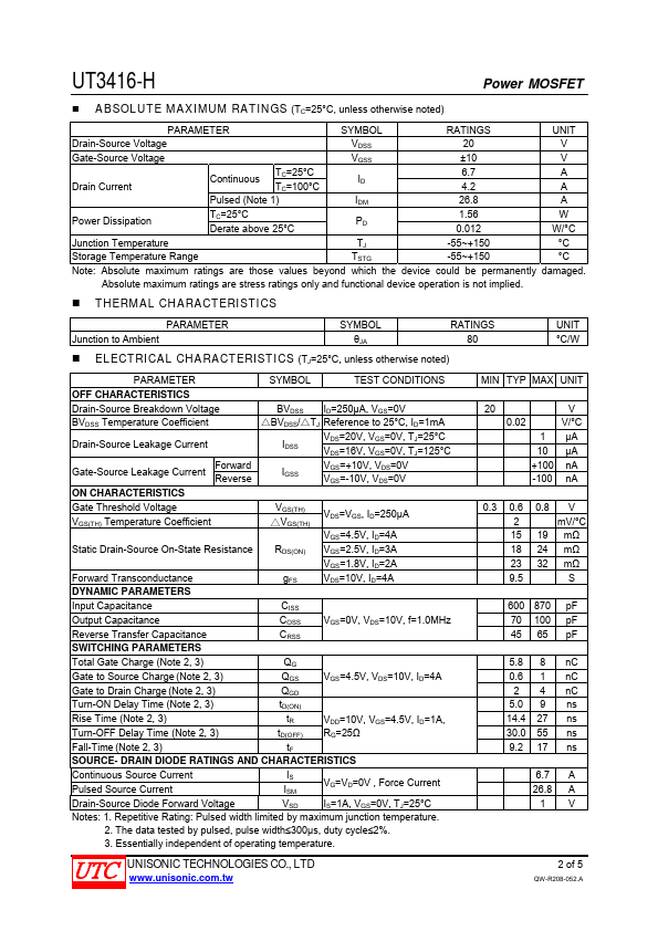 UT3416-H