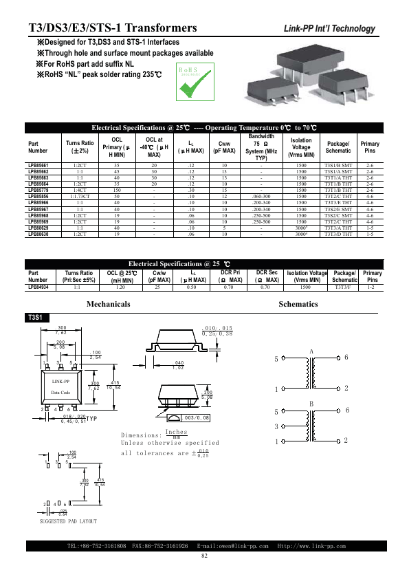 LPB85661 Link-PP