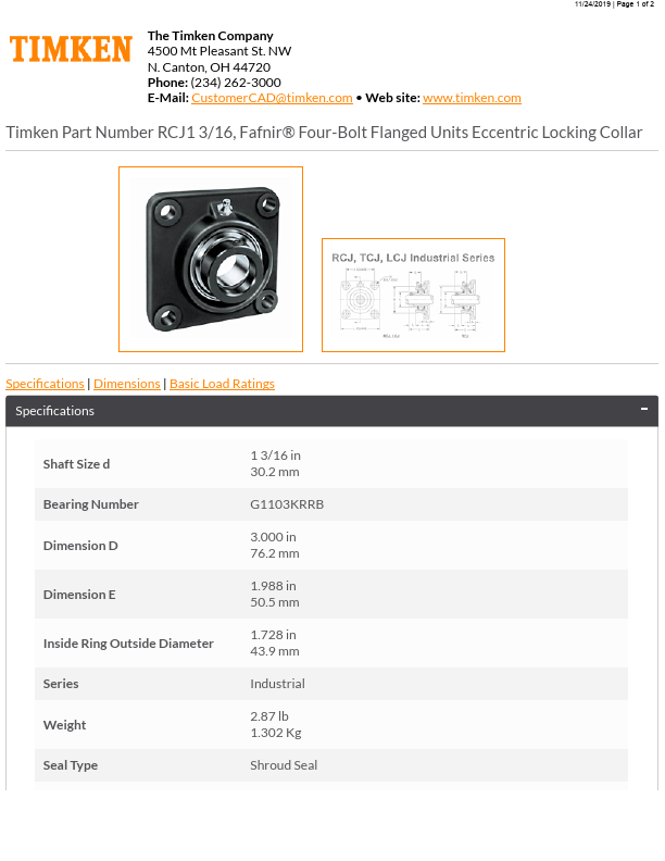 RCJ13-16 Timken