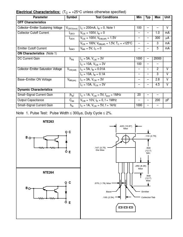 NTE263