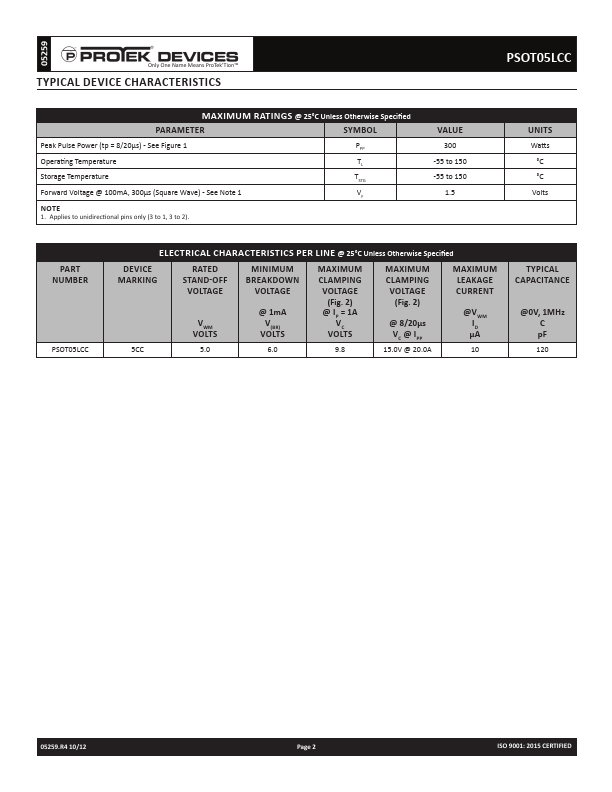 PSOT05LCC