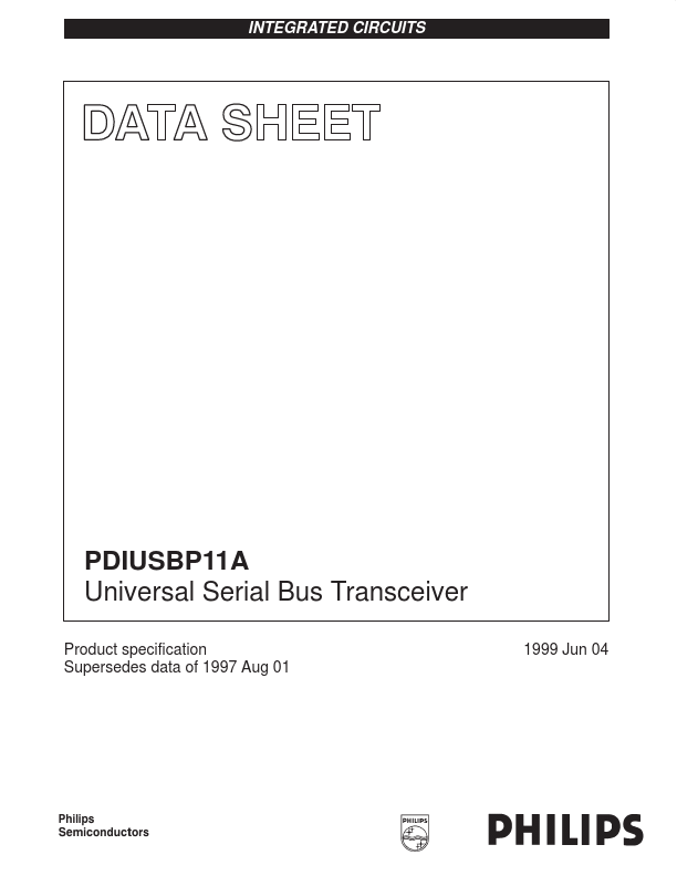 <?=PDIUSBP11A?> डेटा पत्रक पीडीएफ