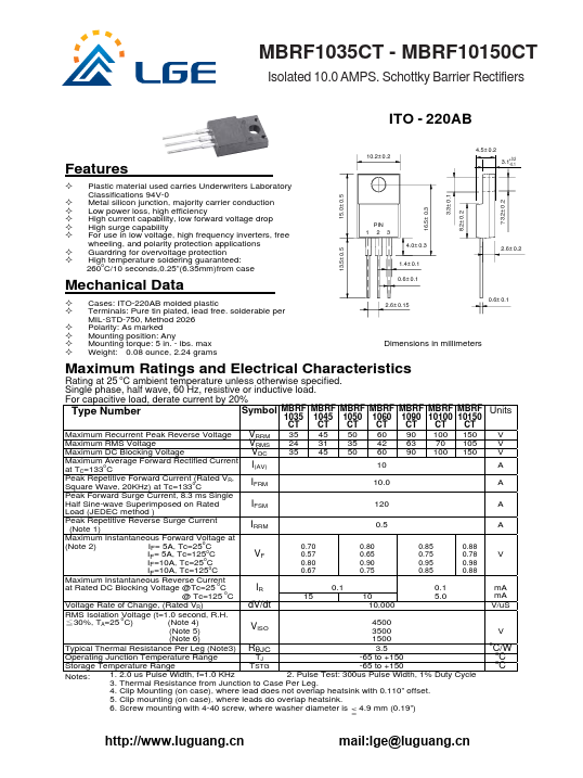 MBRF1060CT