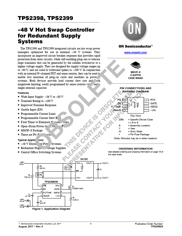 TPS2399 ON Semiconductor