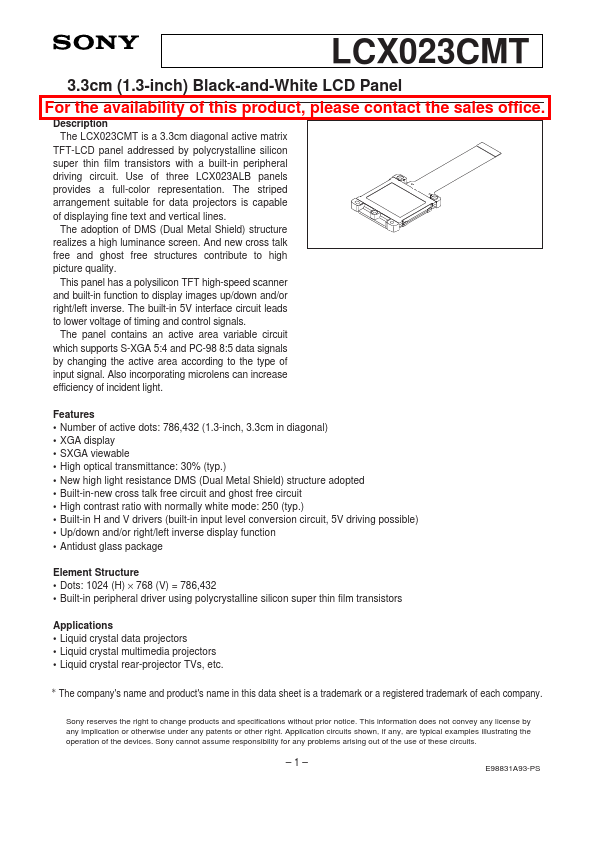 LCX023CMT