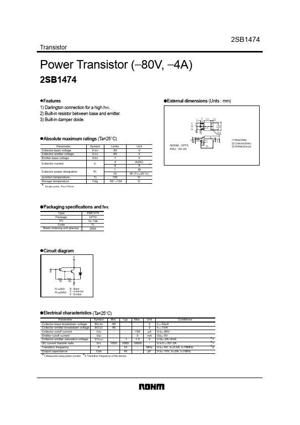 2SB1474 Rohm