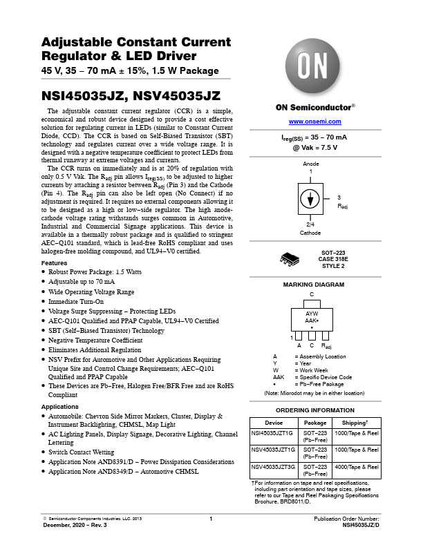 <?=NSV45035JZ?> डेटा पत्रक पीडीएफ