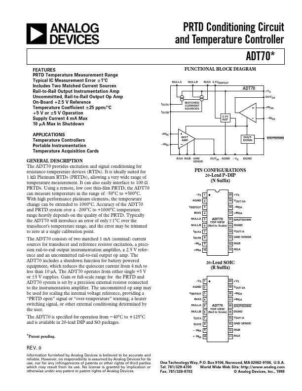 ADT70GN Analog Devices