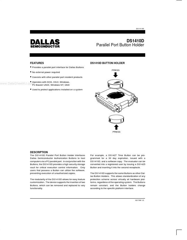 DS1410D Dallas Semiconductor