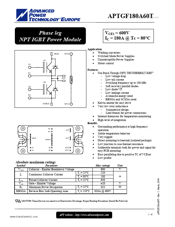 APTGF180A60T