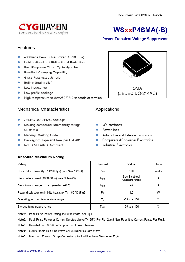 WS64P4SMA-B