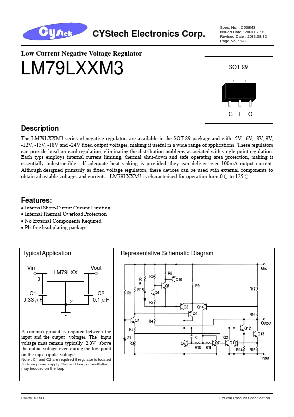 <?=LM79L09M3?> डेटा पत्रक पीडीएफ