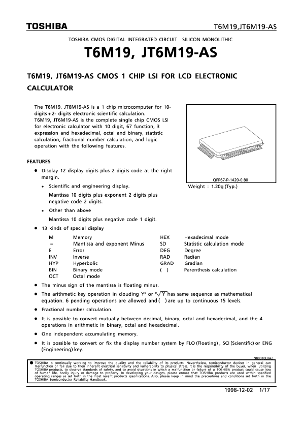 <?=JT6M19-AS?> डेटा पत्रक पीडीएफ