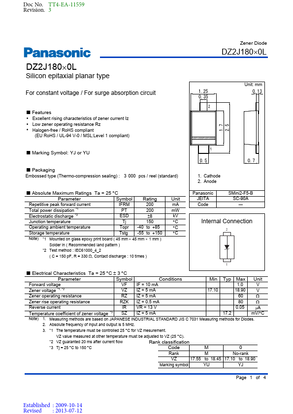 DZ2J180M0L Panasonic