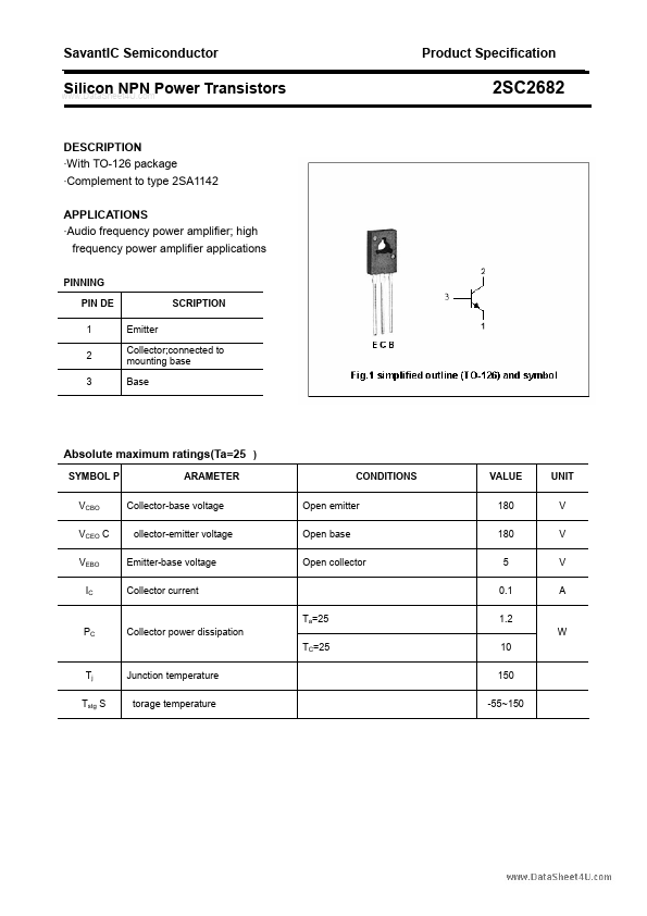 <?=C2682?> डेटा पत्रक पीडीएफ