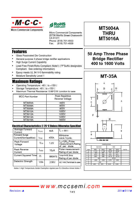 MT5004A