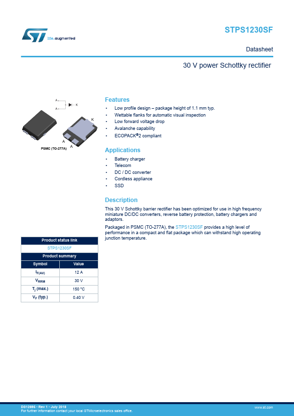 STPS1230SF