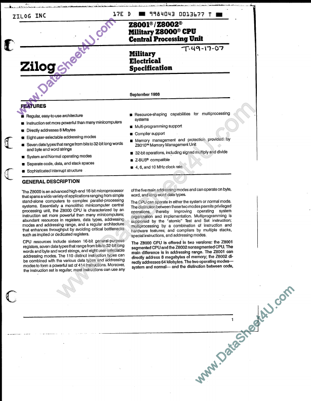 Z08002 Zilog