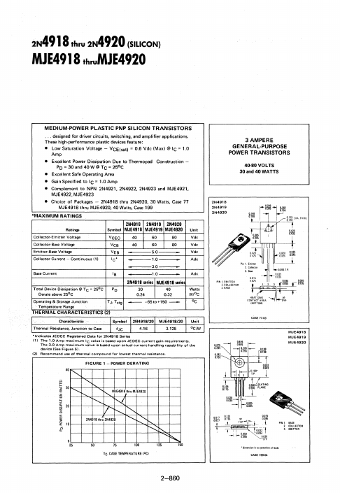 2N4920 Motorola