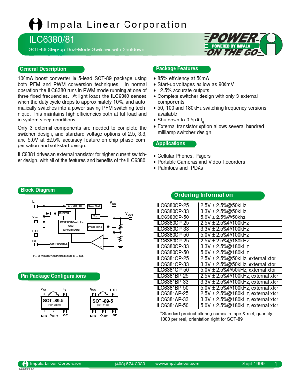 ILC6380 Impala Linear Corporation