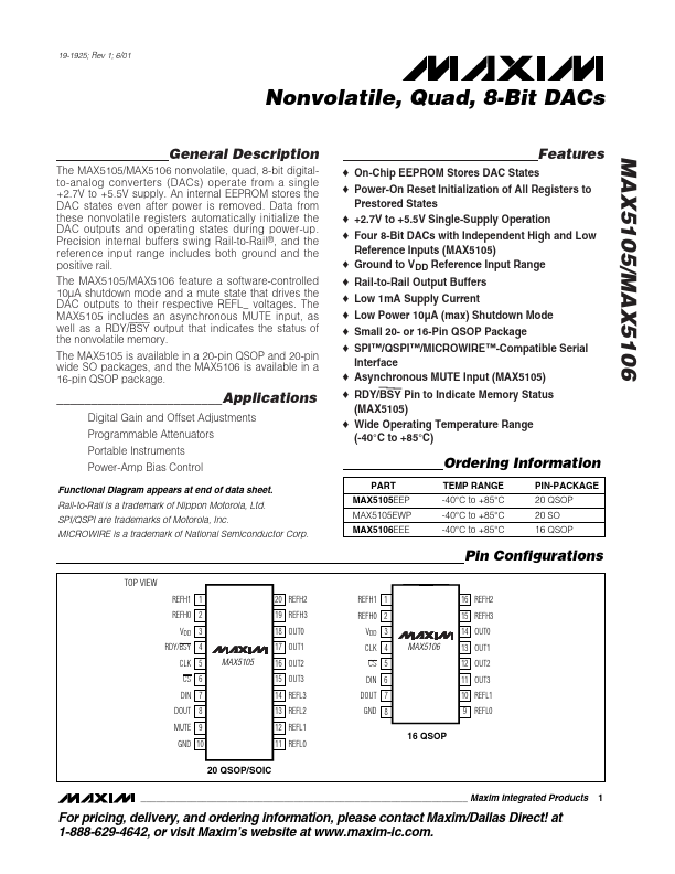 MAX5105 Maxim