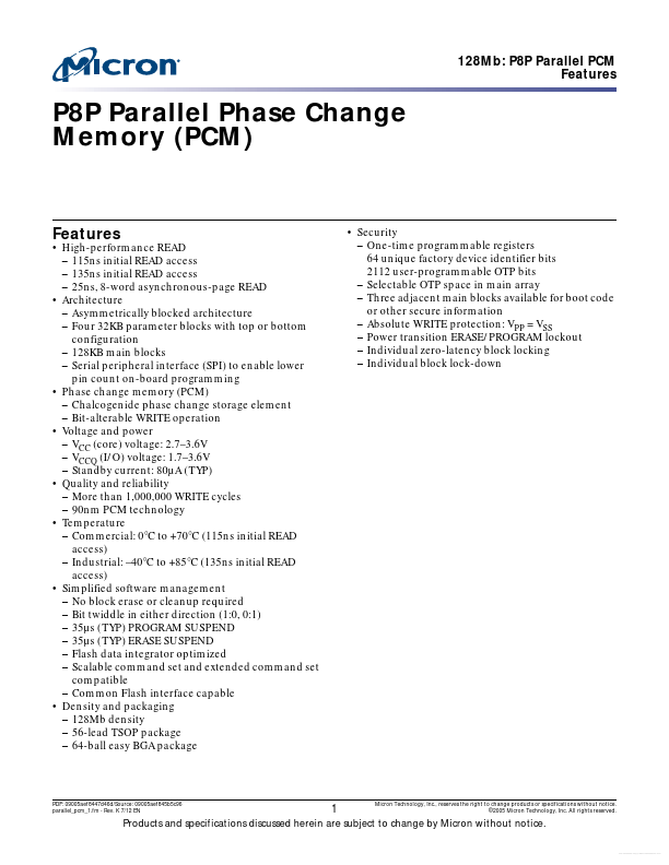 <?=NP8P128A13TSM60E?> डेटा पत्रक पीडीएफ