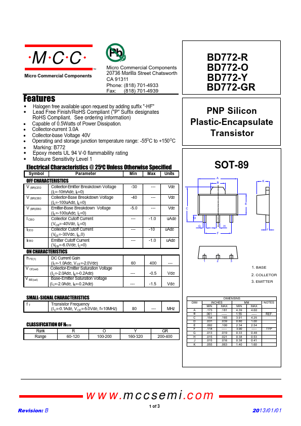 BD772-GR MCC