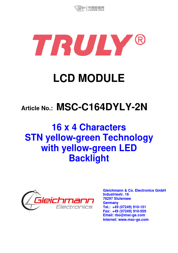 MSC-C164DYLY-2N