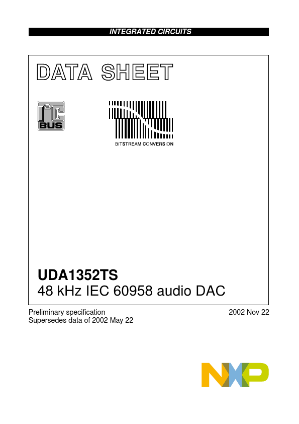 <?=UDA1352TS?> डेटा पत्रक पीडीएफ