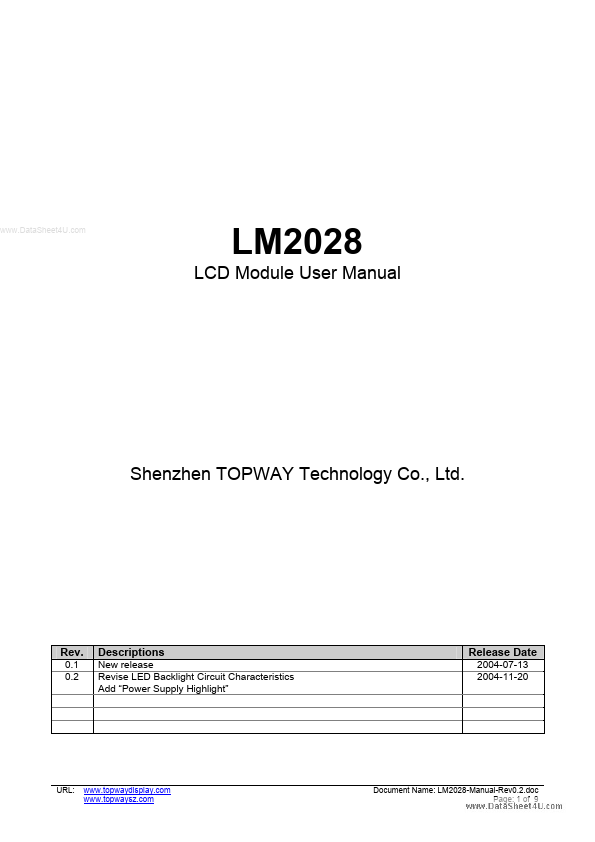 <?=LM2028?> डेटा पत्रक पीडीएफ