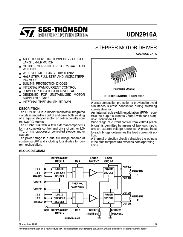 UDN2916A ST Microelectronics